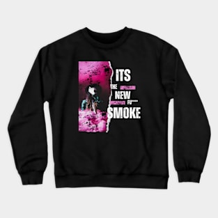 Cool aesthetic typography with image Crewneck Sweatshirt